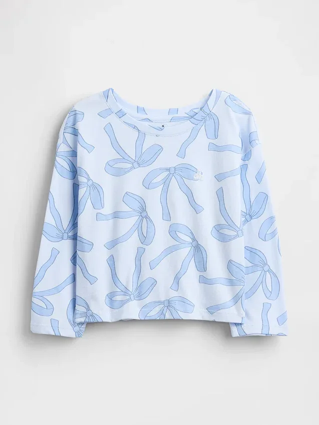 Mix & Match-T-skjorte med nedlagte skuldre for Baby og Småbarn