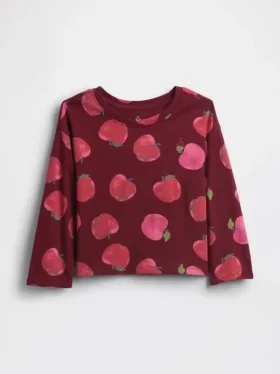 Mix & Match-T-skjorte med nedlagte skuldre for Baby og Småbarn