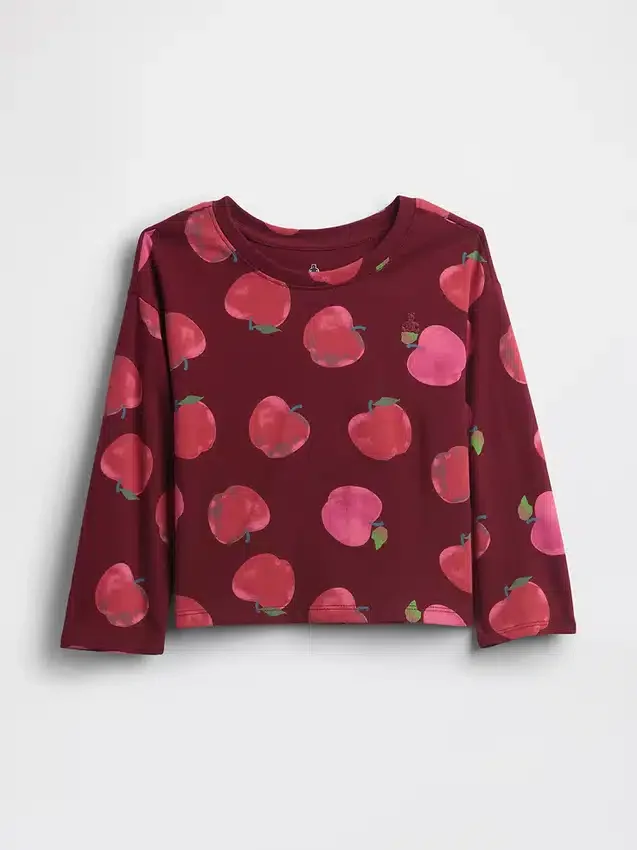 Mix & Match-T-skjorte med nedlagte skuldre for Baby og Småbarn
