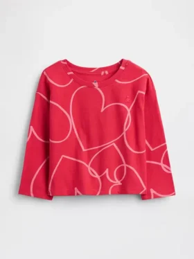 Mix & Match-T-skjorte med nedlagte skuldre for Baby og Småbarn