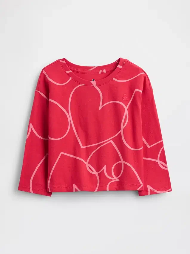 Mix & Match-T-skjorte med nedlagte skuldre for Baby og Småbarn