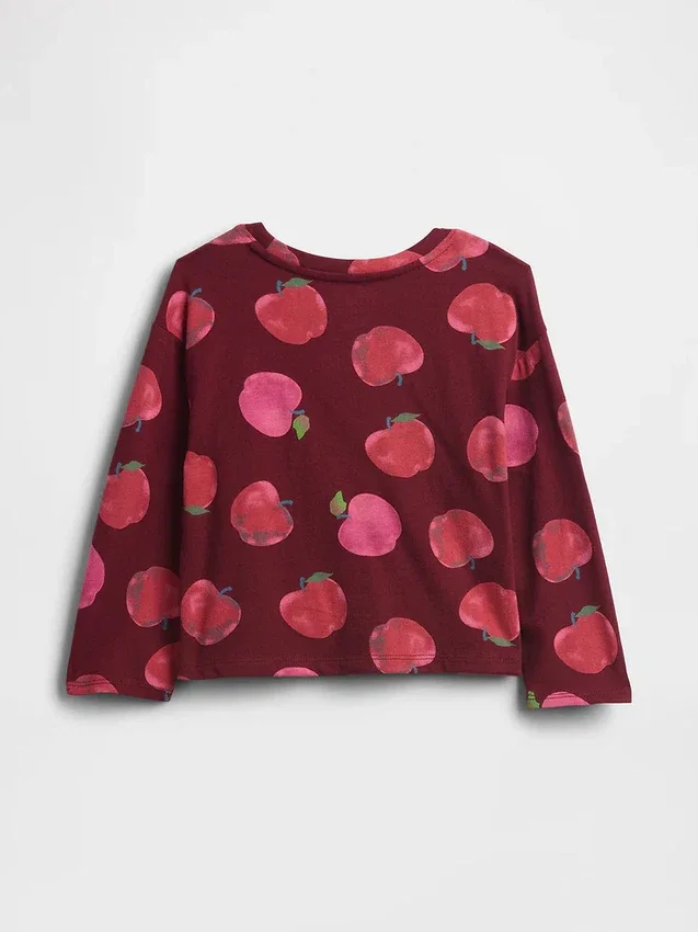 Mix & Match-T-skjorte med nedlagte skuldre for Baby og Småbarn