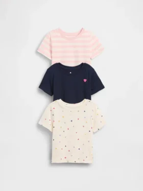 Mix & Match-T-skjorter for Baby og Småbarn (3-pakning)