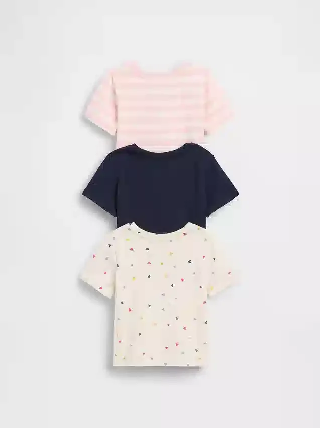 Mix & Match-T-skjorter for Baby og Småbarn (3-pakning)