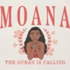 Moana-T-skjorte med grafisk trykk for småbarn