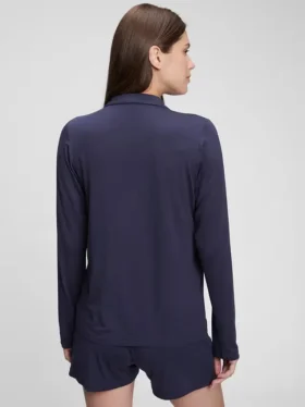 Modal-pyjamas-skjorte for mammaklær