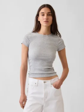 Modern Rib T-skjorte