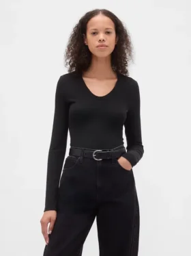 Modern Rib T-skjorte