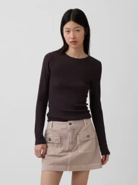 Modern Rib T-skjorte