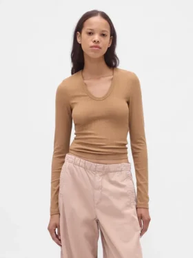 Modern Rib T-skjorte