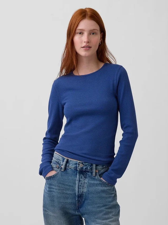 Modern Rib T-skjorte