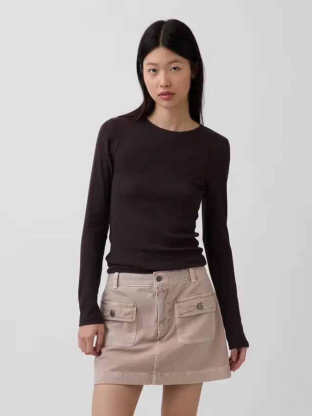 Modern Rib T-skjorte