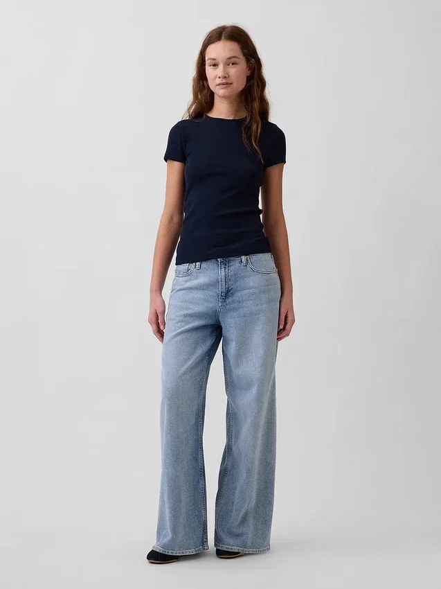 Modern Rib T-skjorte