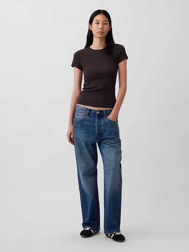 Modern Rib T-skjorte