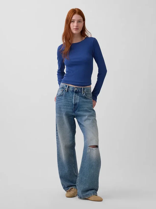 Modern Rib T-skjorte