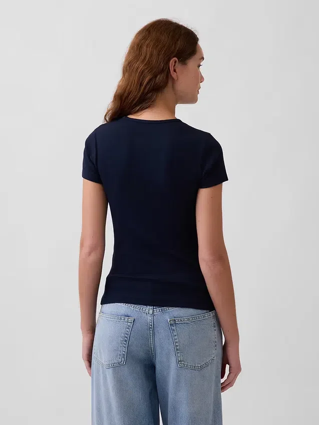Modern Rib T-skjorte