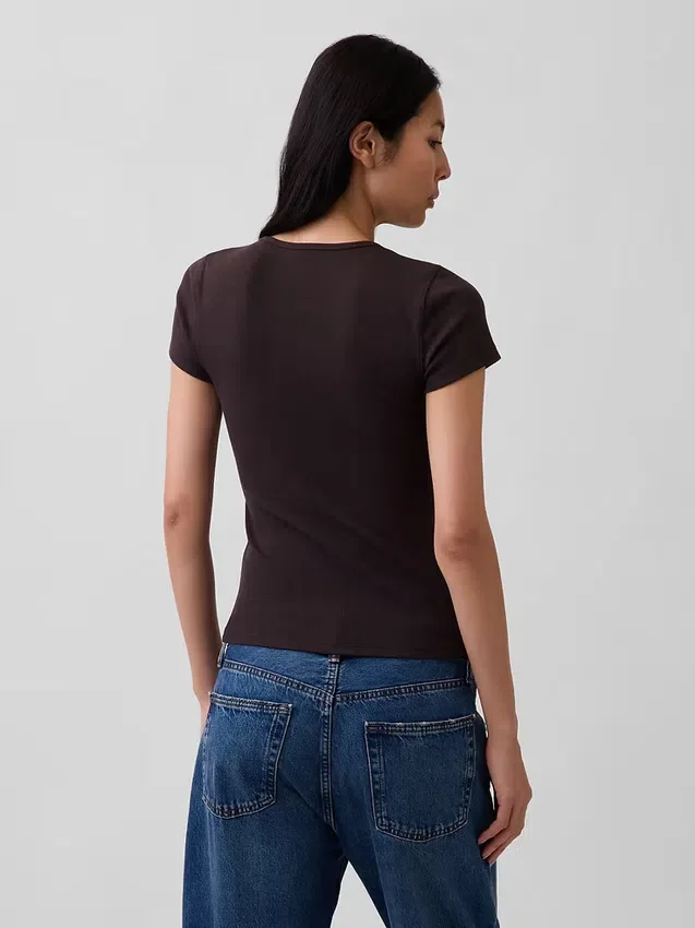 Modern Rib T-skjorte