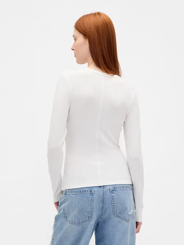 Modern Rib T-skjorte
