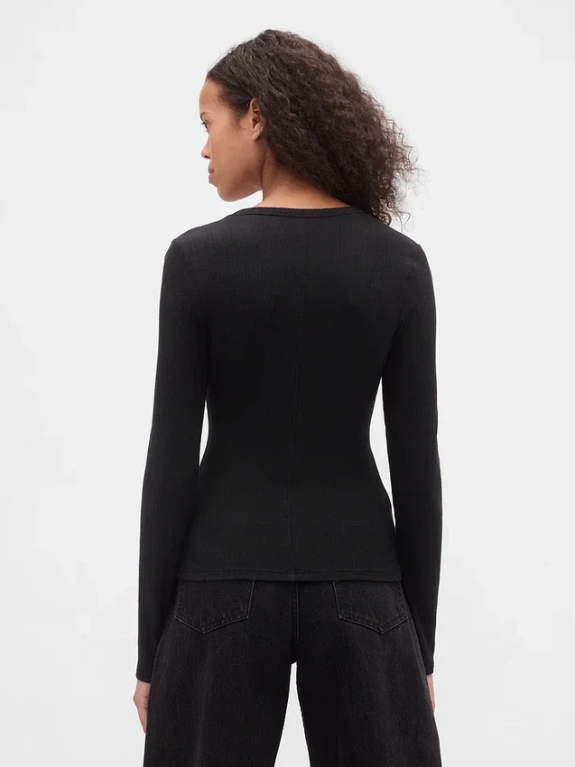 Modern Rib T-skjorte