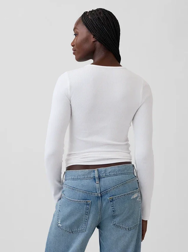 Modern Rib T-skjorte