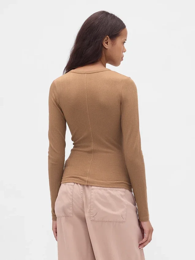 Modern Rib T-skjorte