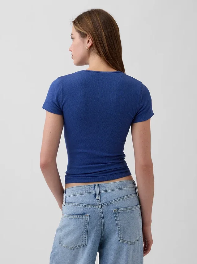 Modern Rib T-skjorte