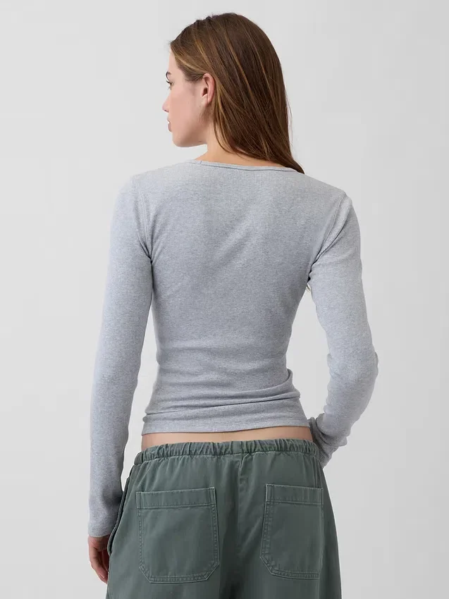 Modern Rib T-skjorte