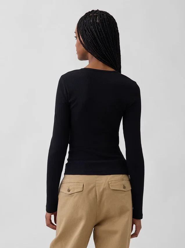 Modern Rib T-skjorte