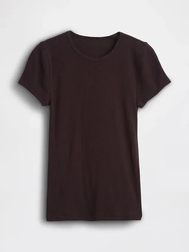 Modern Rib T-skjorte