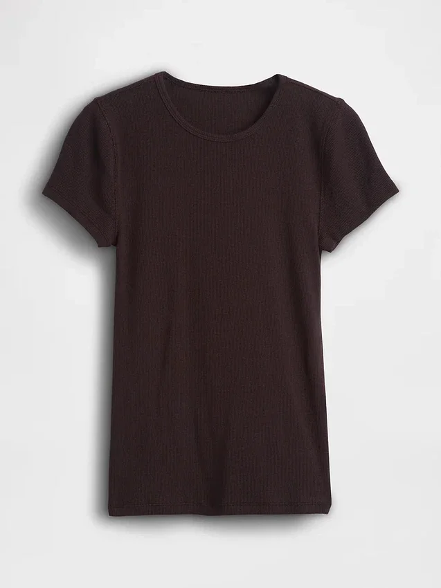 Modern Rib T-skjorte