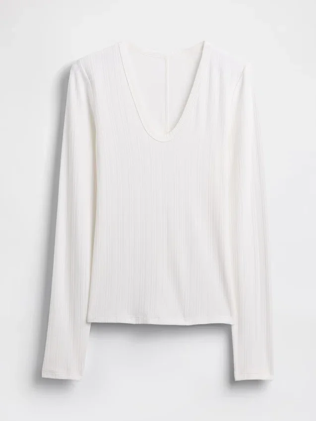 Modern Rib T-skjorte