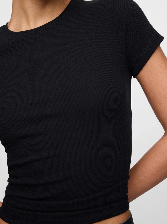 Modern Rib T-skjorte