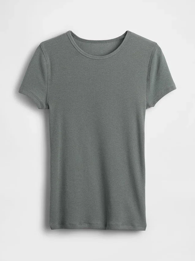 Modern Rib T-skjorte
