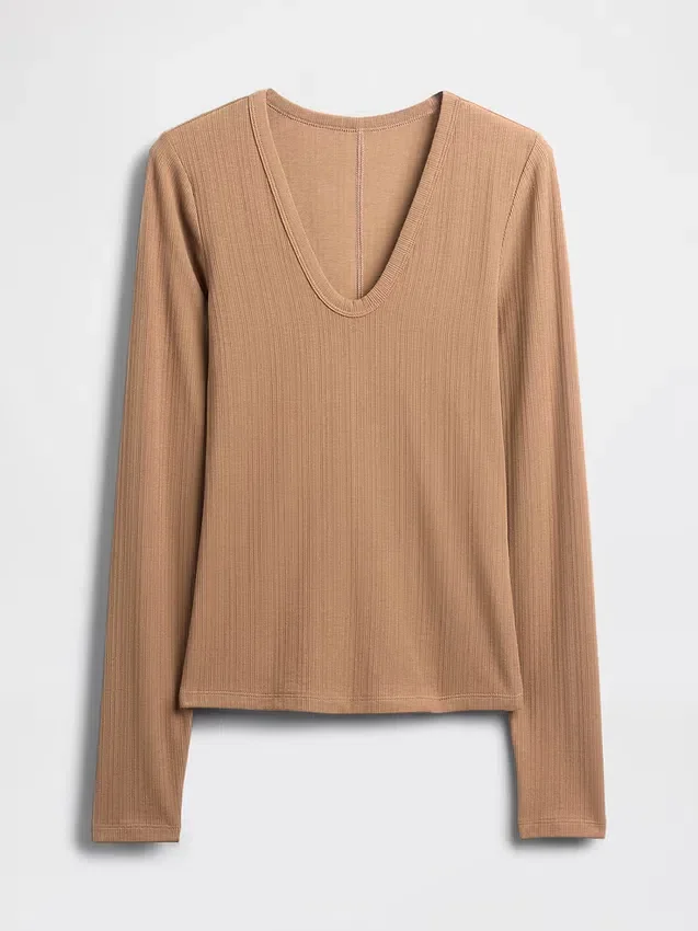 Modern Rib T-skjorte