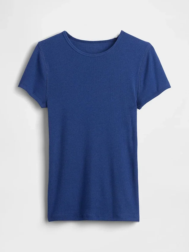 Modern Rib T-skjorte