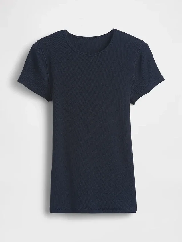 Modern Rib T-skjorte