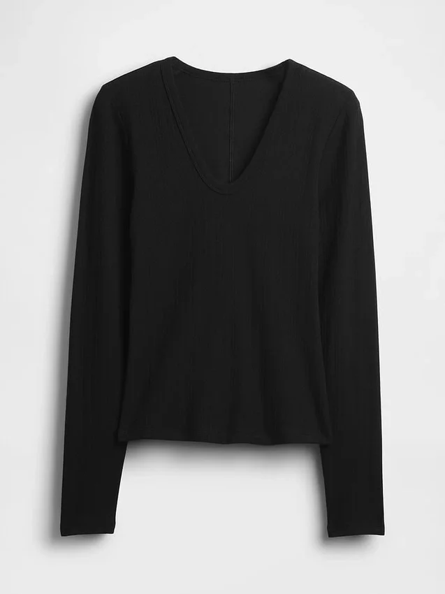 Modern Rib T-skjorte