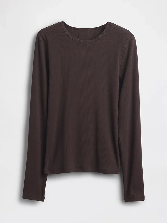 Modern Rib T-skjorte