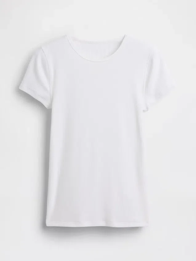 Modern Rib T-skjorte