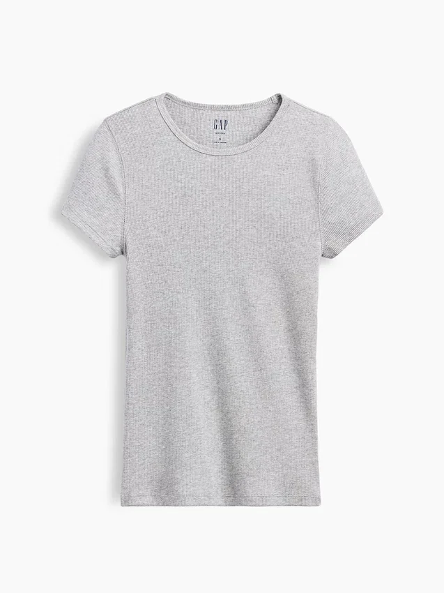 Modern Rib T-skjorte