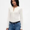 Moderne cardigan med rund hals