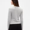 Moderne cardigan med rund hals