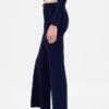 Moderne pyjamasleggings med brettet linning