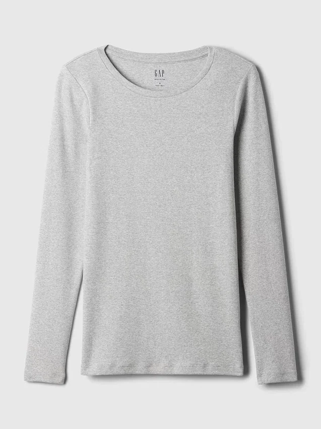 Moderne T-skjorte med rund hals