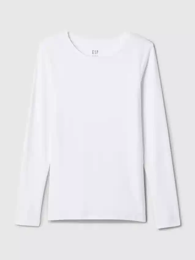 Moderne T-skjorte med rund hals