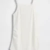 Moderne tank-top med forklehals for mammaklær