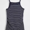 Moderne tank-top med forklehals for mammaklær