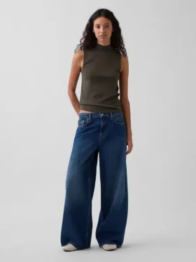Moderne tank-top med høyhals