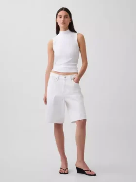 Moderne tank-top med høyhals