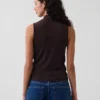 Moderne tank-top med høyhals
